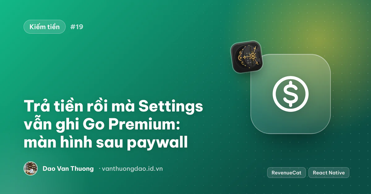 Ảnh bìa: khách Premium của Lockboxy thấy gói của mình thay vì paywall
